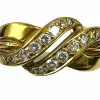 Bague Tresse Or avec Diamants