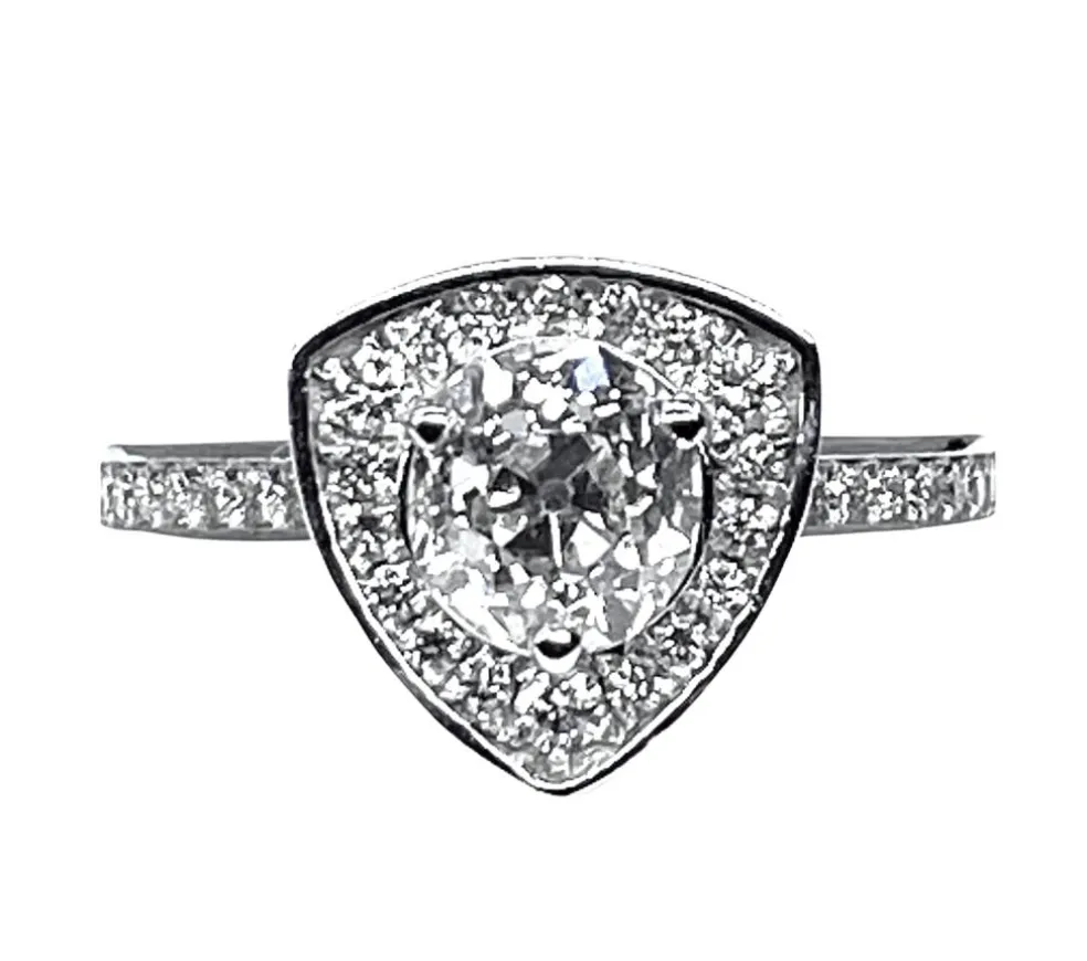 Bague Triangle diamant 1,10 carat