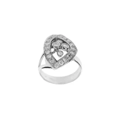 Bague Triangle diamants