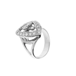 Bague Triangle diamants