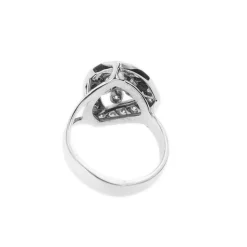 Bague Triangle diamants