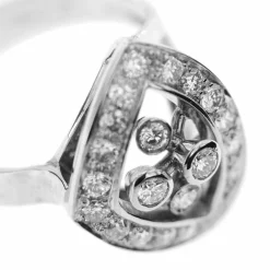 Bague Triangle diamants