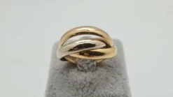 Bague tricolore en Or