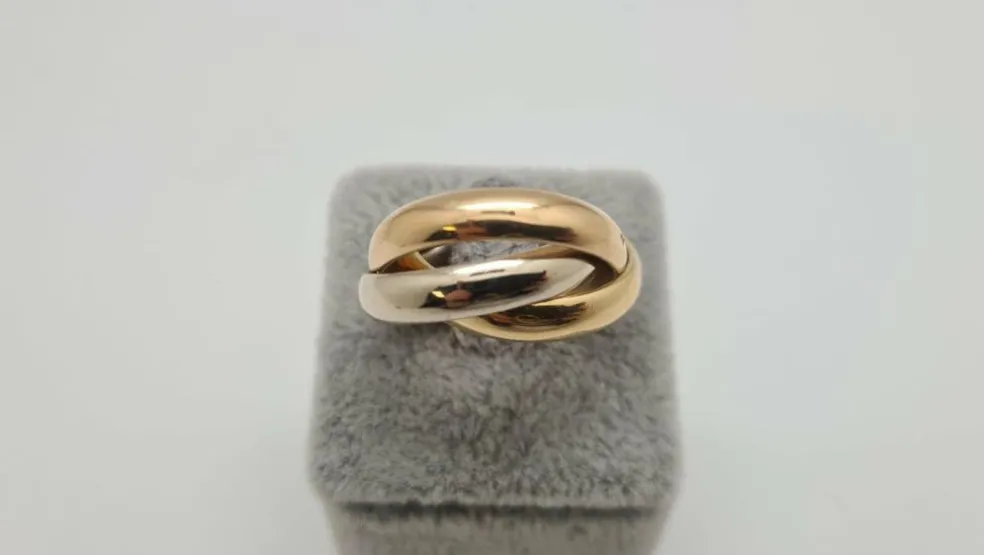 Bague tricolore en Or