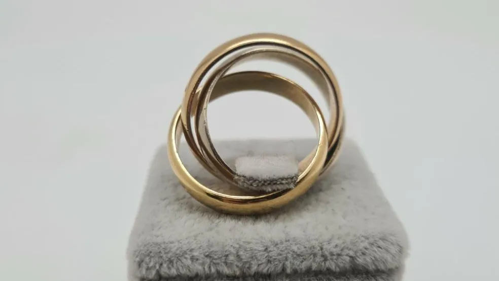 Bague tricolore en Or