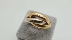 Bague tricolore en Or