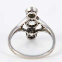 Bague trilogie Art Déco