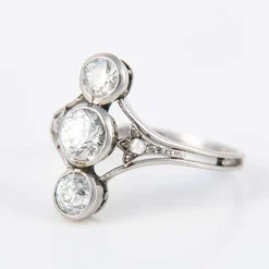 Bague trilogie Art Déco