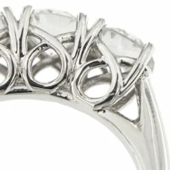 Bague trilogie avec diamants