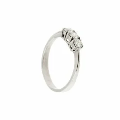 Bague trilogie avec diamants de 0,36 ct