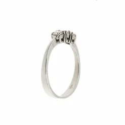 Bague trilogie avec diamants de 0,36 ct