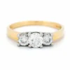 Bague Trilogie Diamant Platine