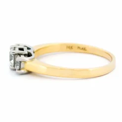 Bague Trilogie Diamant Platine