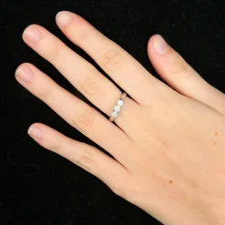 Bague Trilogie Diamants 0.45ct