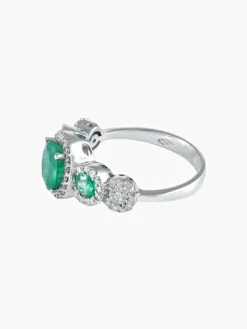 Bague Trilogie Emeraudes