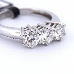 Bague TRILOGIE en or blanc