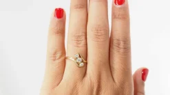 Bague Trilogie En Or Jaune Et Diamants