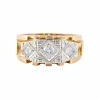 Bague Trilogie géométrique
