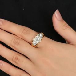 Bague Trilogie géométrique