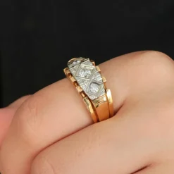 Bague Trilogie géométrique