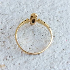 Bague trilogie Napoléon III, or et perles