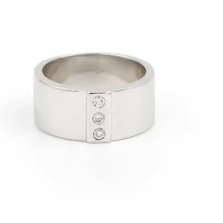 Bague Trilogie Or blanc Diamant