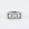 Bague Trilogie Or blanc Diamants