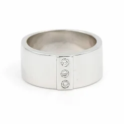 Bague Trilogie Or blanc Diamant
