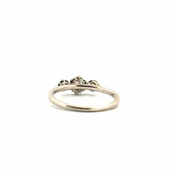 Bague Trilogie Or Blanc Diamants