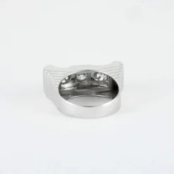 Bague Trilogie Or blanc Diamants