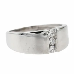 Bague Trilogie Or blanc Diamant