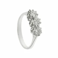 Bague trilogie Or blanc Diamants