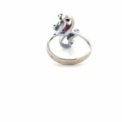 Bague Trilogie or blanc quartz