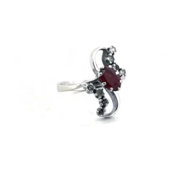 Bague Trilogie or blanc quartz