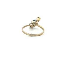 Bague Trilogie Or Blanc Saphir & Diamants