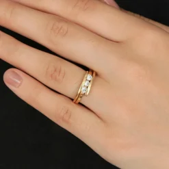 Bague Trilogie Or jaune