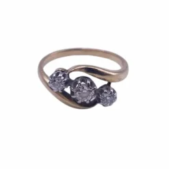 Bague Trilogie Or Jaune diamants