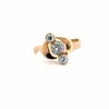 Bague Trilogie Or Jaune Diamants