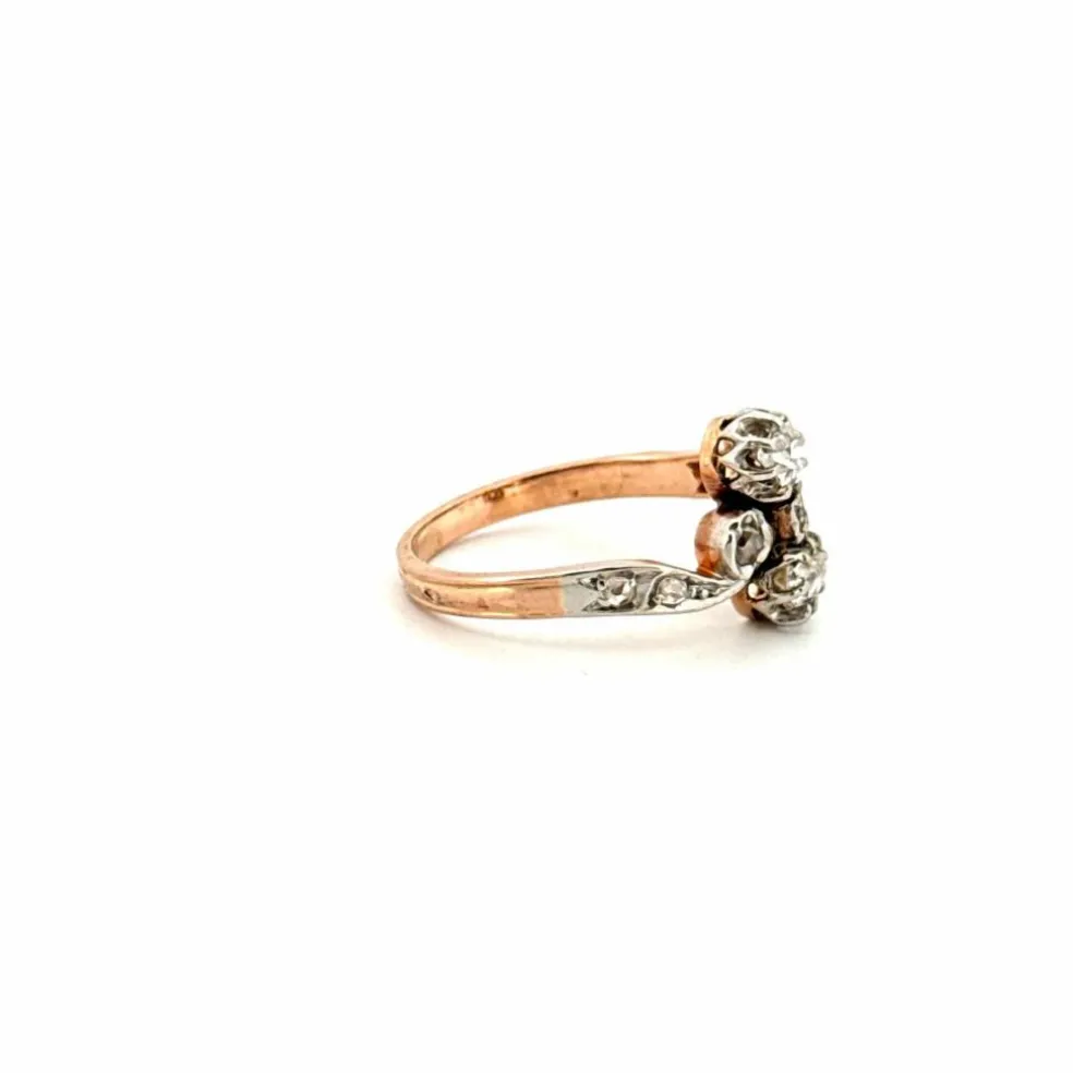 Bague Trilogie Or Jaune Diamants