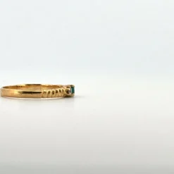 Bague Trilogie Or Jaune 18k & Emeraude