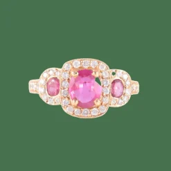 Bague Trilogie Rubis