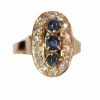 Bague Trilogie Saphirs & Diamants