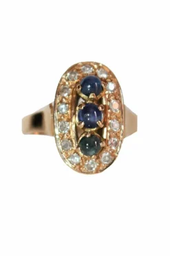 Bague Trilogie Saphirs & Diamants