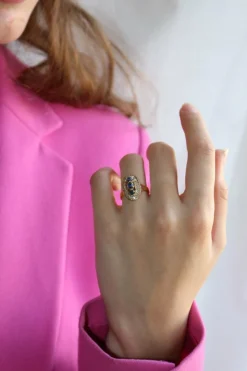Bague Trilogie Saphirs & Diamants