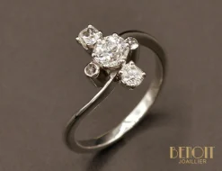 Bague Trio Diamants