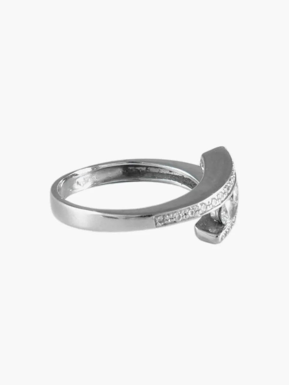 BAGUE "TRIO" OR BLANC & DIAMANTS