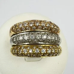 Bague Triple 3 Ors Oxydes