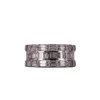 Bague triple Or blanc et Diamants