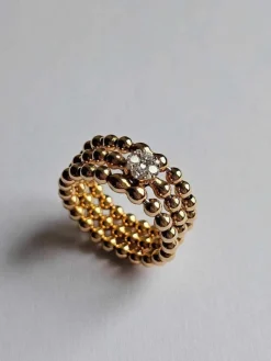 Bague Trésor Hulchi Belluni - Or rose et diamants