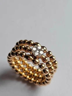 Bague Trésor Hulchi Belluni - Or rose et diamants